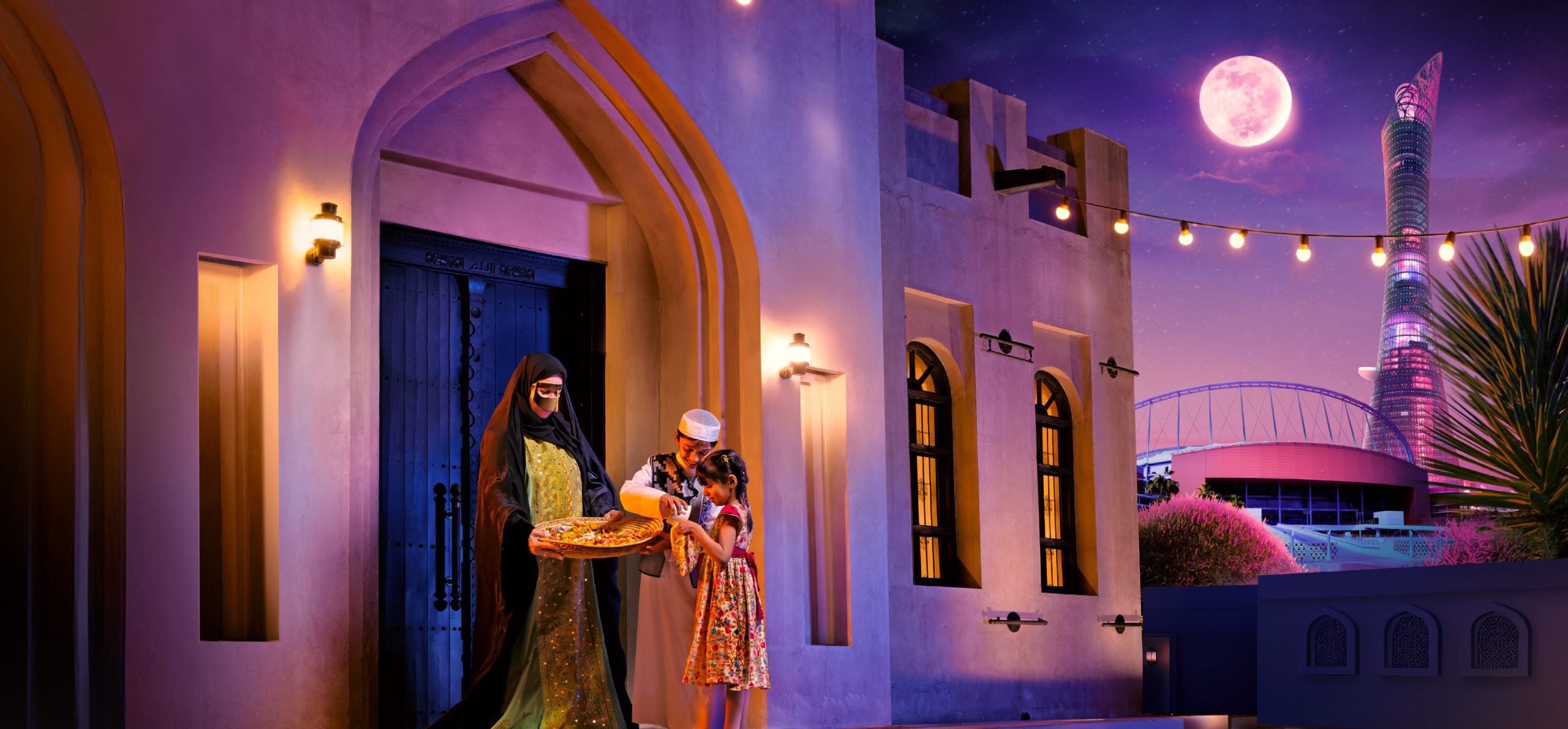 Lighting the Night for Aspire Zone’s Garangao Campaign